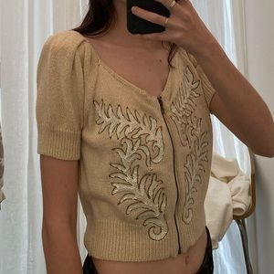 Betsey Johnson Sweater Blouse